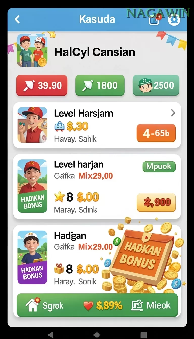 Galeri pratinjau visual nagawin build APK resmi terbaru