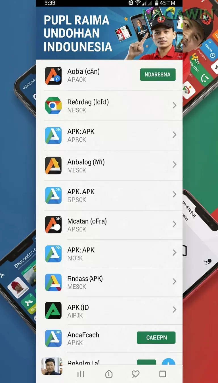 Pratinjau antarmuka nagawin — aplikasi APK resmi Android v2.5.6